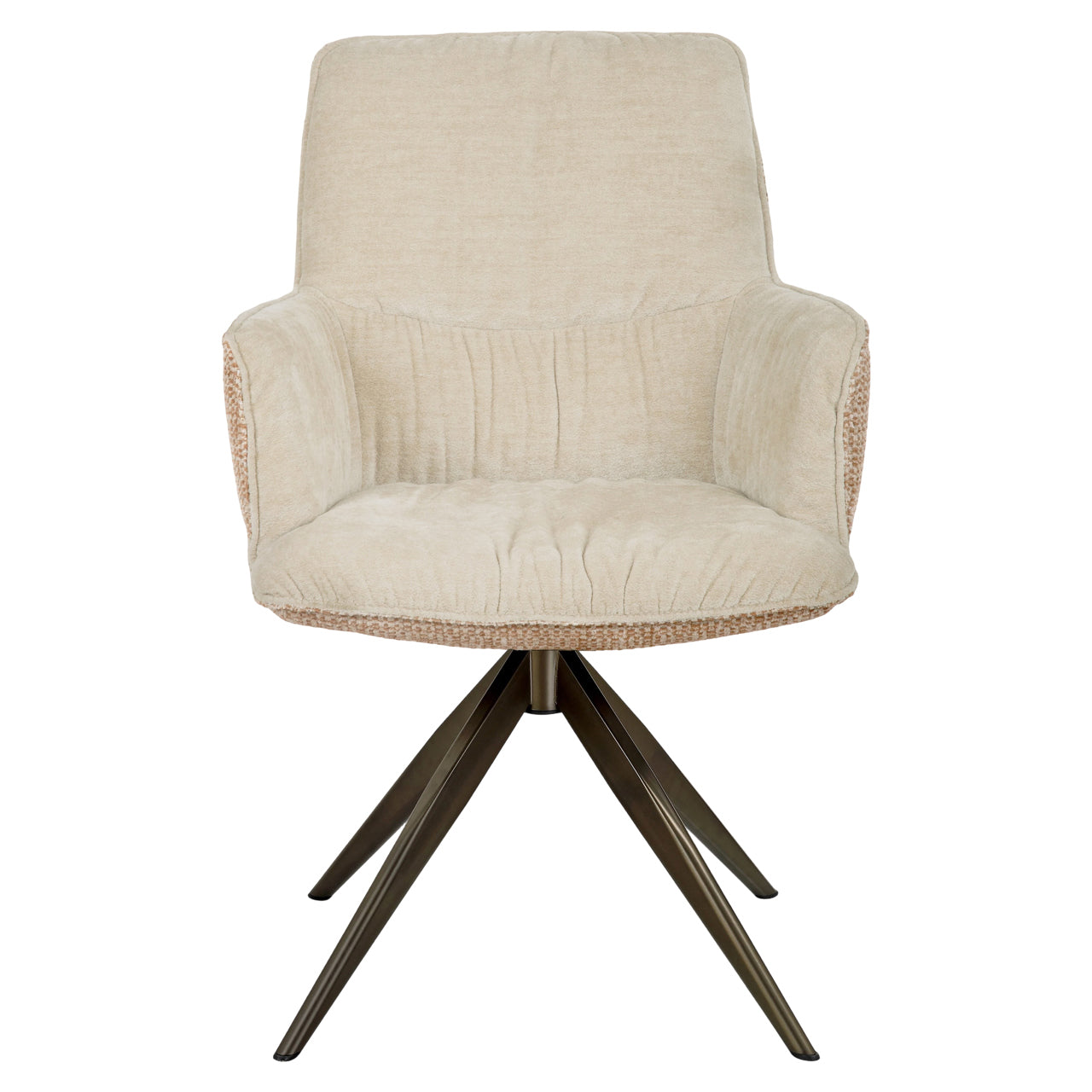 Eetkamerstoel Chase - Ginger jacquard