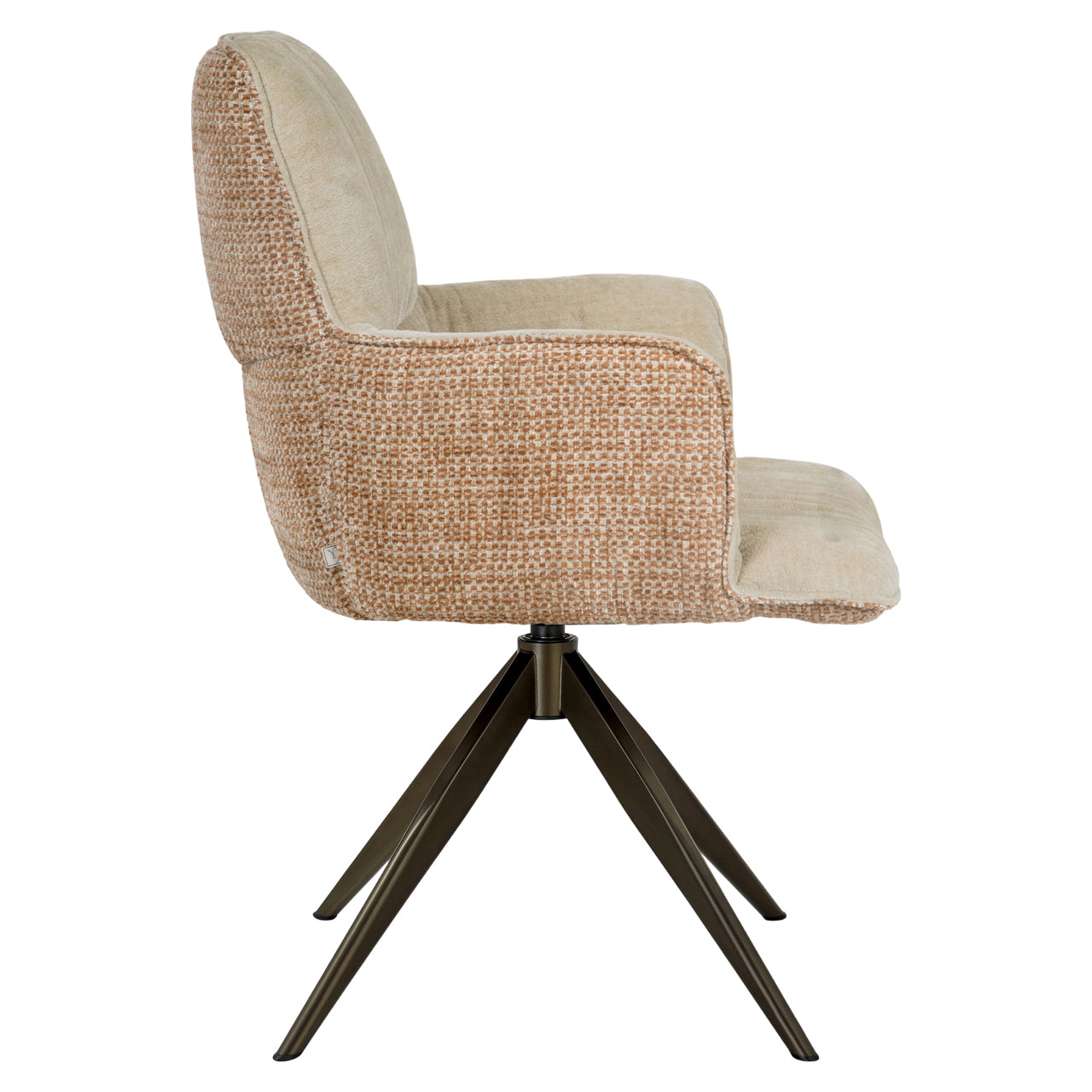 Eetkamerstoel Chase - Ginger jacquard