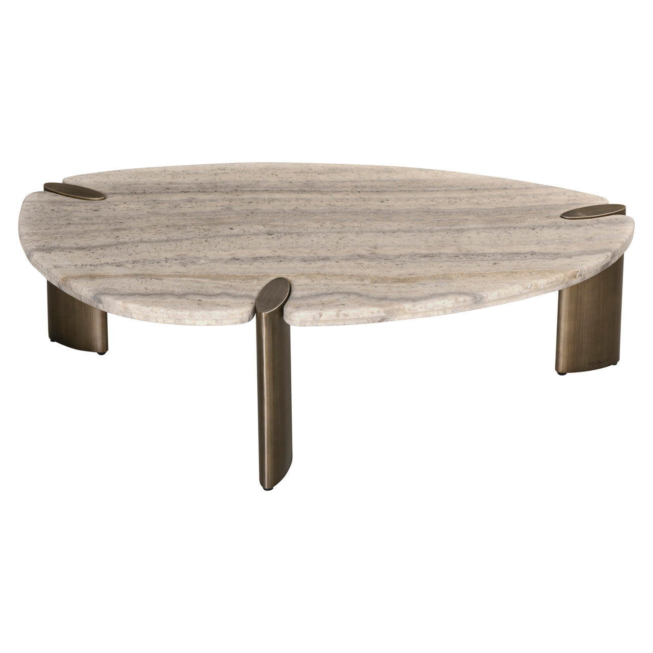 Salontafel Arcadia - Grijs travertijn