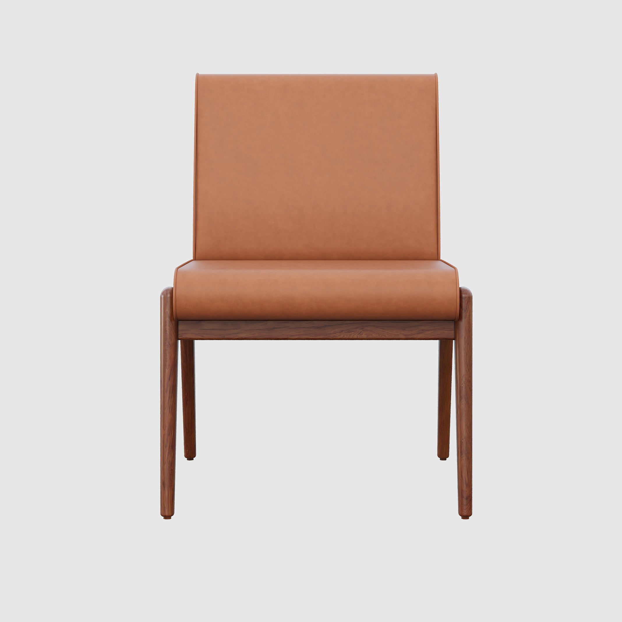 Eetkamerstoel Cary - Caramel faux leather