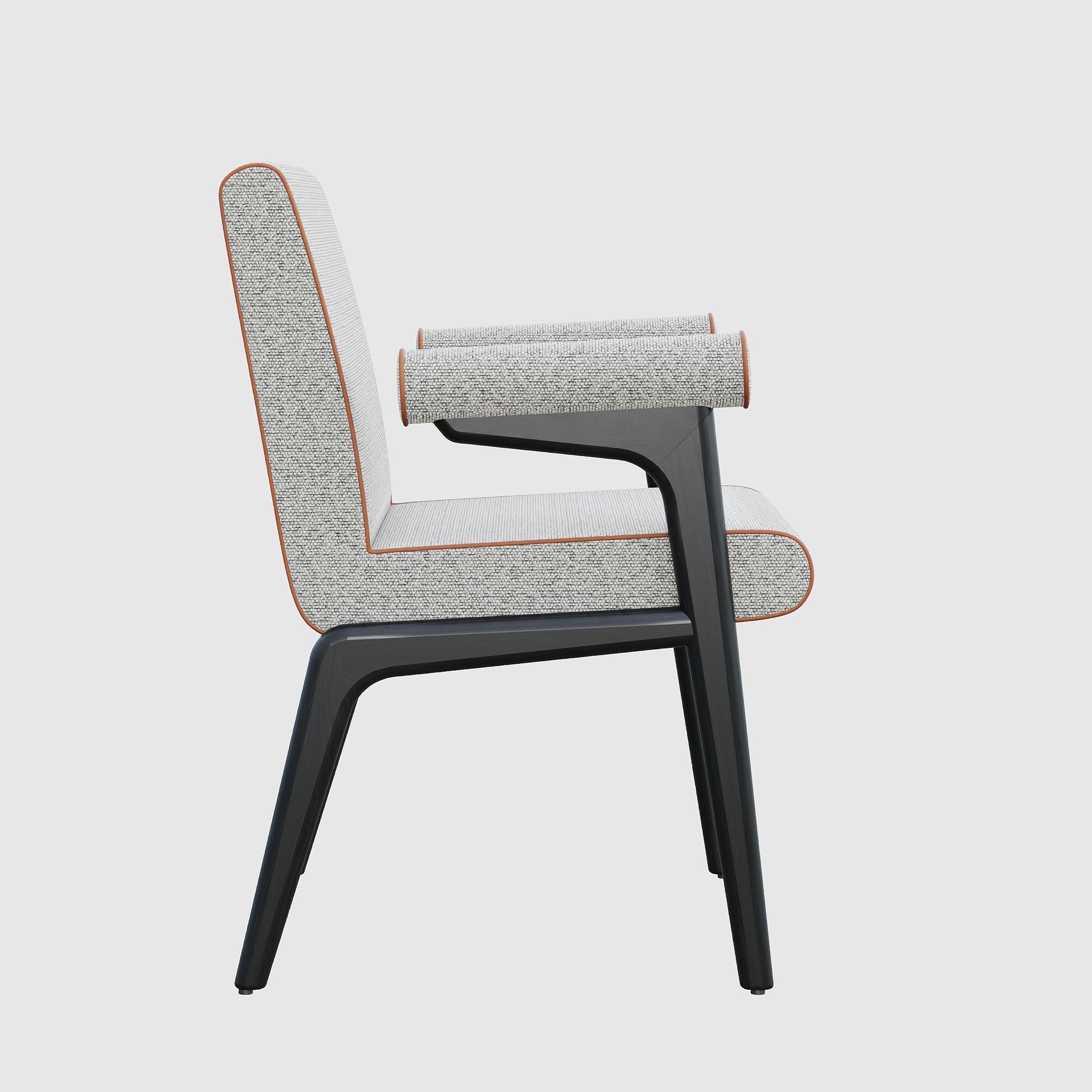 Eetkamerstoel Cary - Black wood