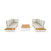 Loungeset Nardo Ibiza Style - Teak - Camel Sand - Mixed 