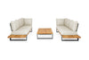 Loungeset Nardo Ibiza Style - Teak - Royal Grey - Mixed