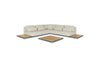 Loungeset Kota small - Teak - Royal Grey - Natural Gravel
