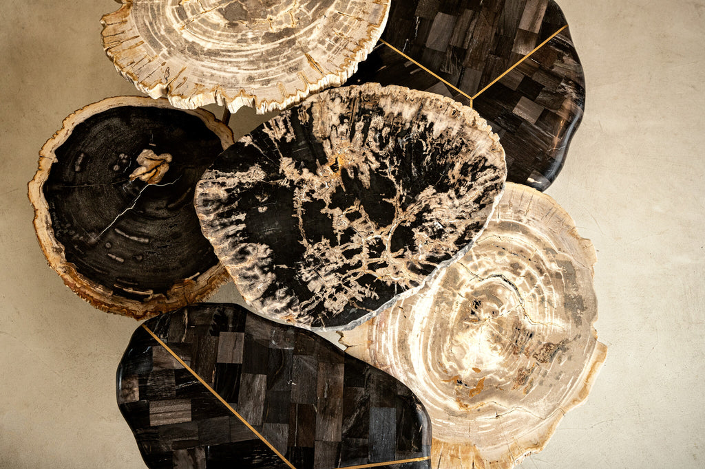 Salontafel Khine - Crème (set van 3)