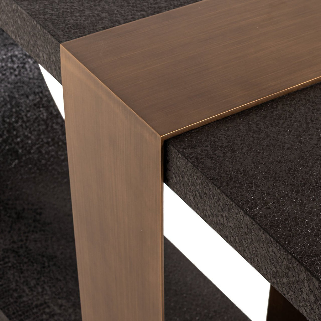 Wandtafel Bazel (Black/gold)