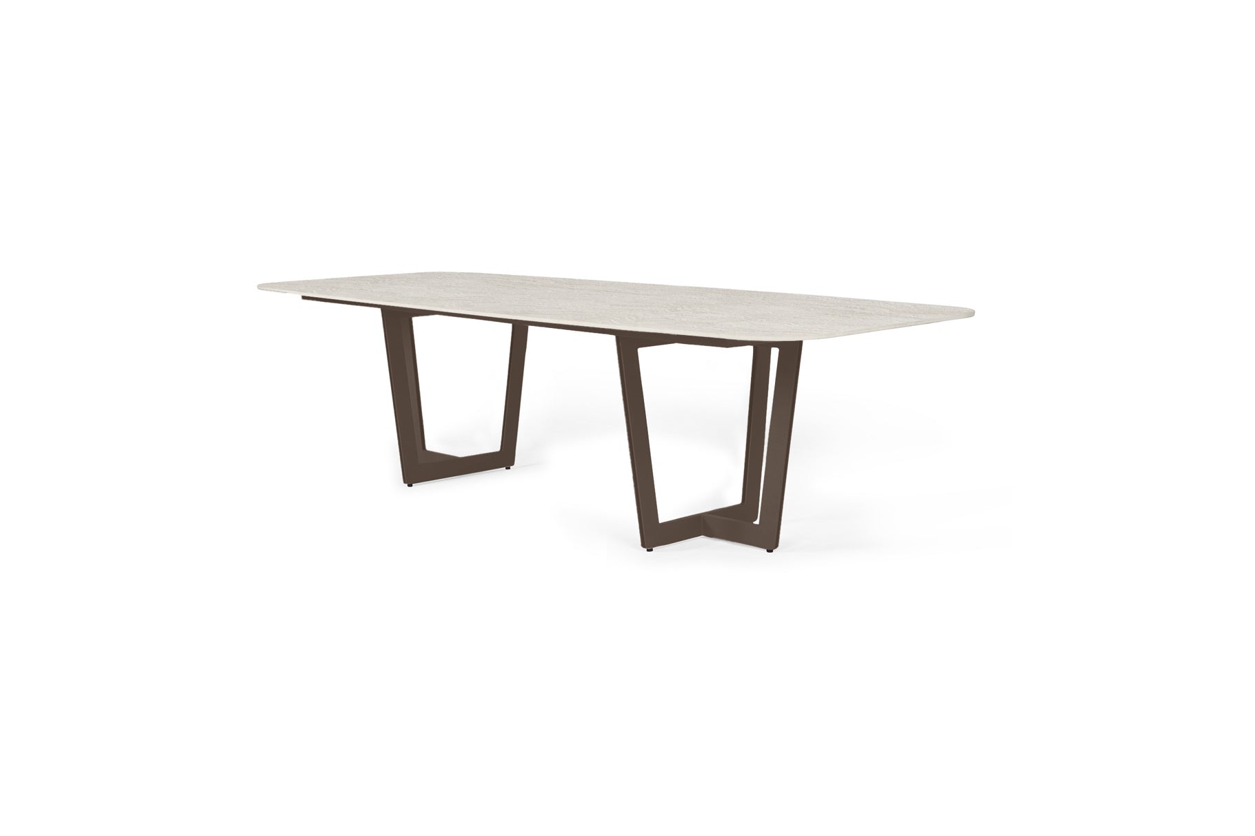 Eettafel Palermo - 280x116 - Brons - Neolith travertin