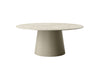 Tuintafel Sorolo - Low dining - Ø160 - Champagne - Neolith stone grey