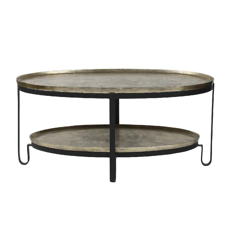 Salontafel Kae Gold - Ovaal