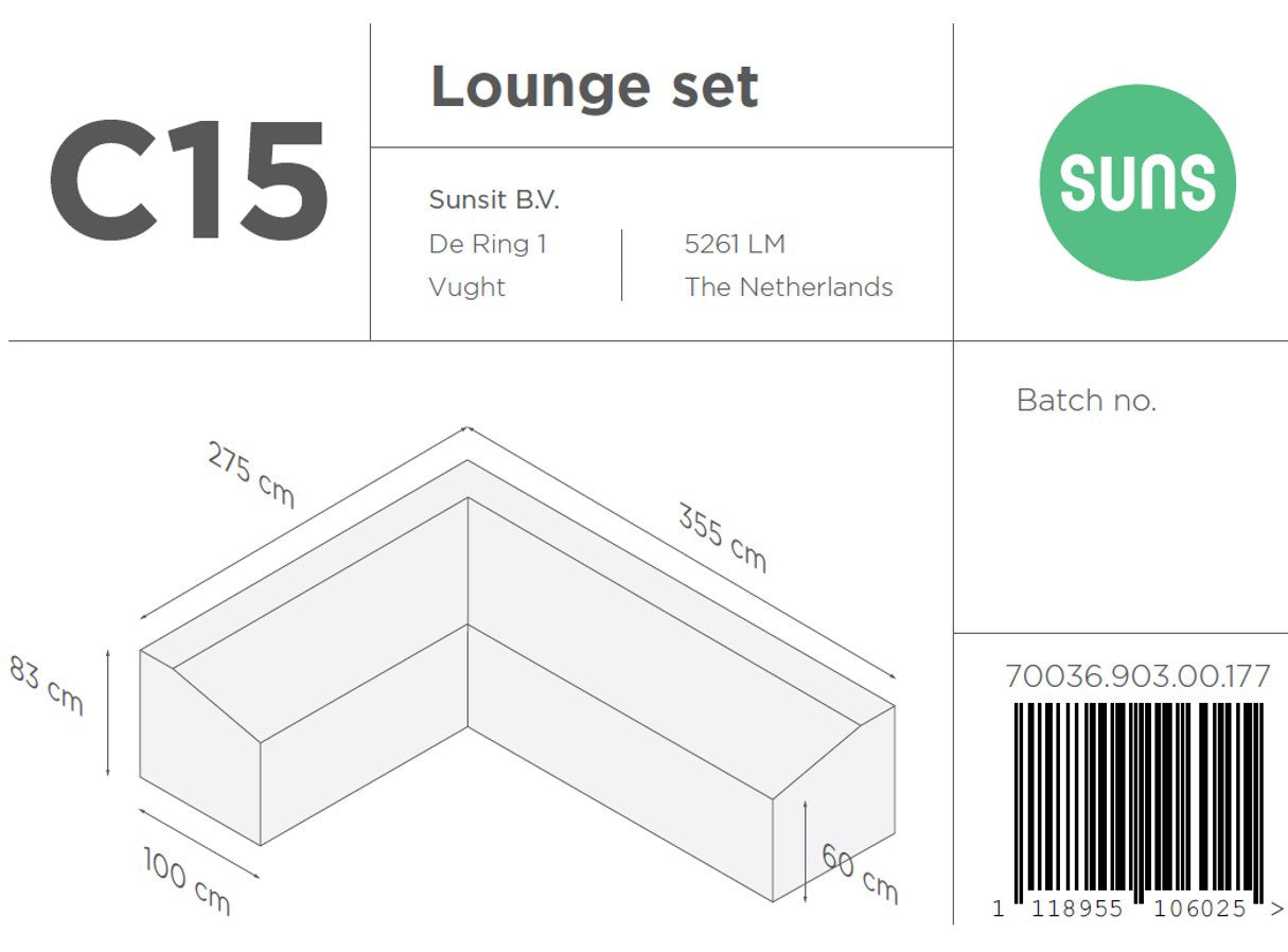 Beschermhoes - Cover C15