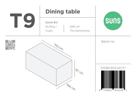 Beschermhoes - Cover T9