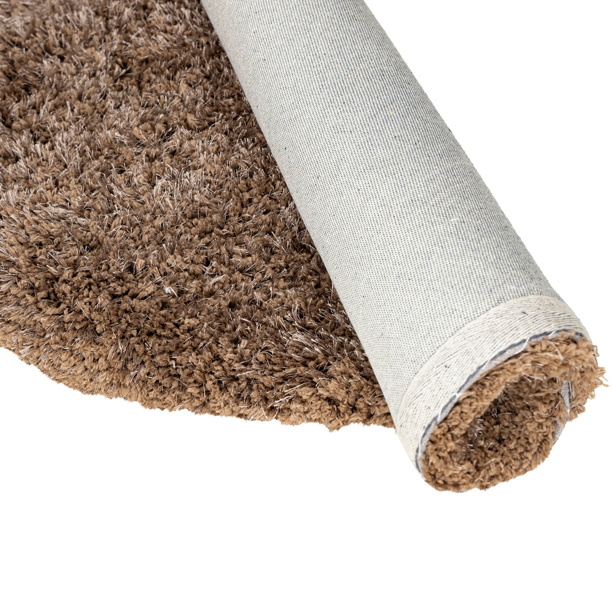 Vloerkleed Jups - Bruin - Rond - S