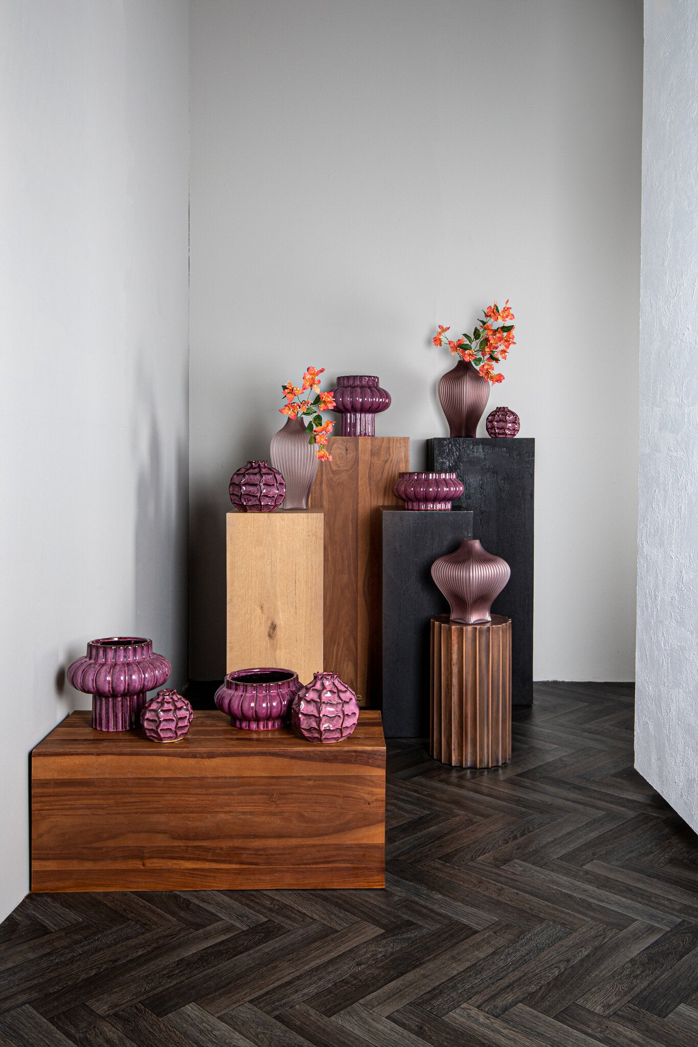 Vaas Halde - Paars - Breed