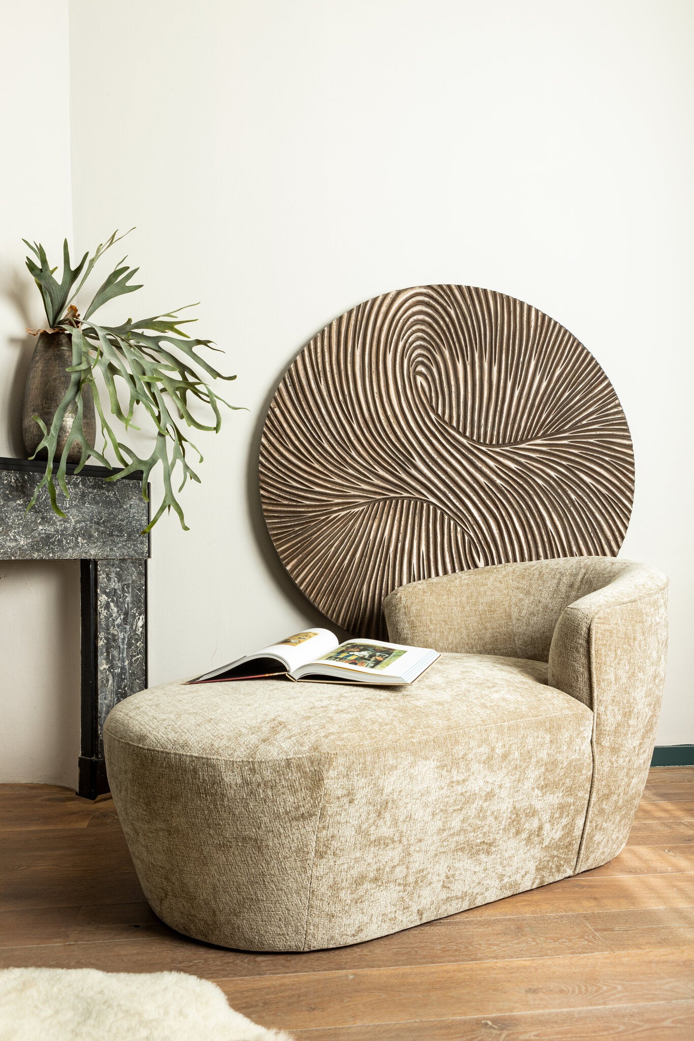 Wanddecoratie Wiktor - Bruin - M