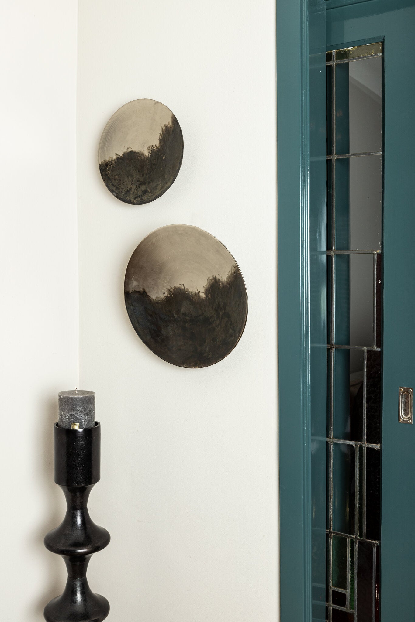 Kaarshouder Taika - Zwart - Hoog