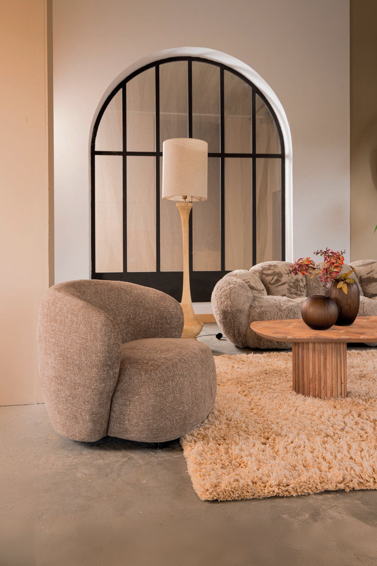 Fauteuil Aphrodite - Taupe