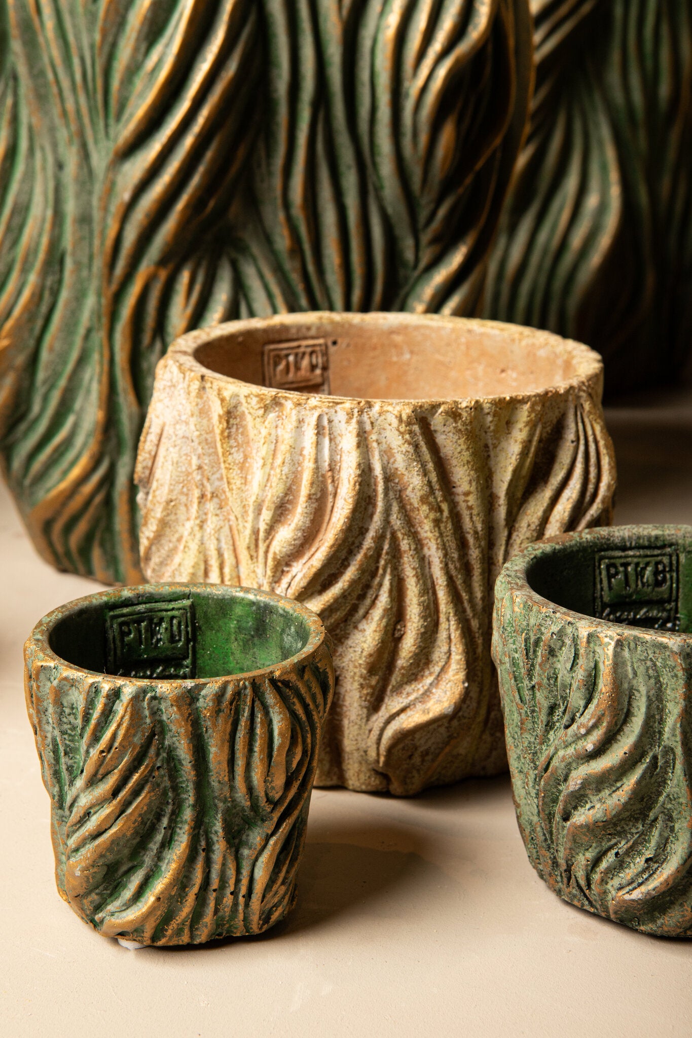 Pot Alexio - Groen - Laag - XL