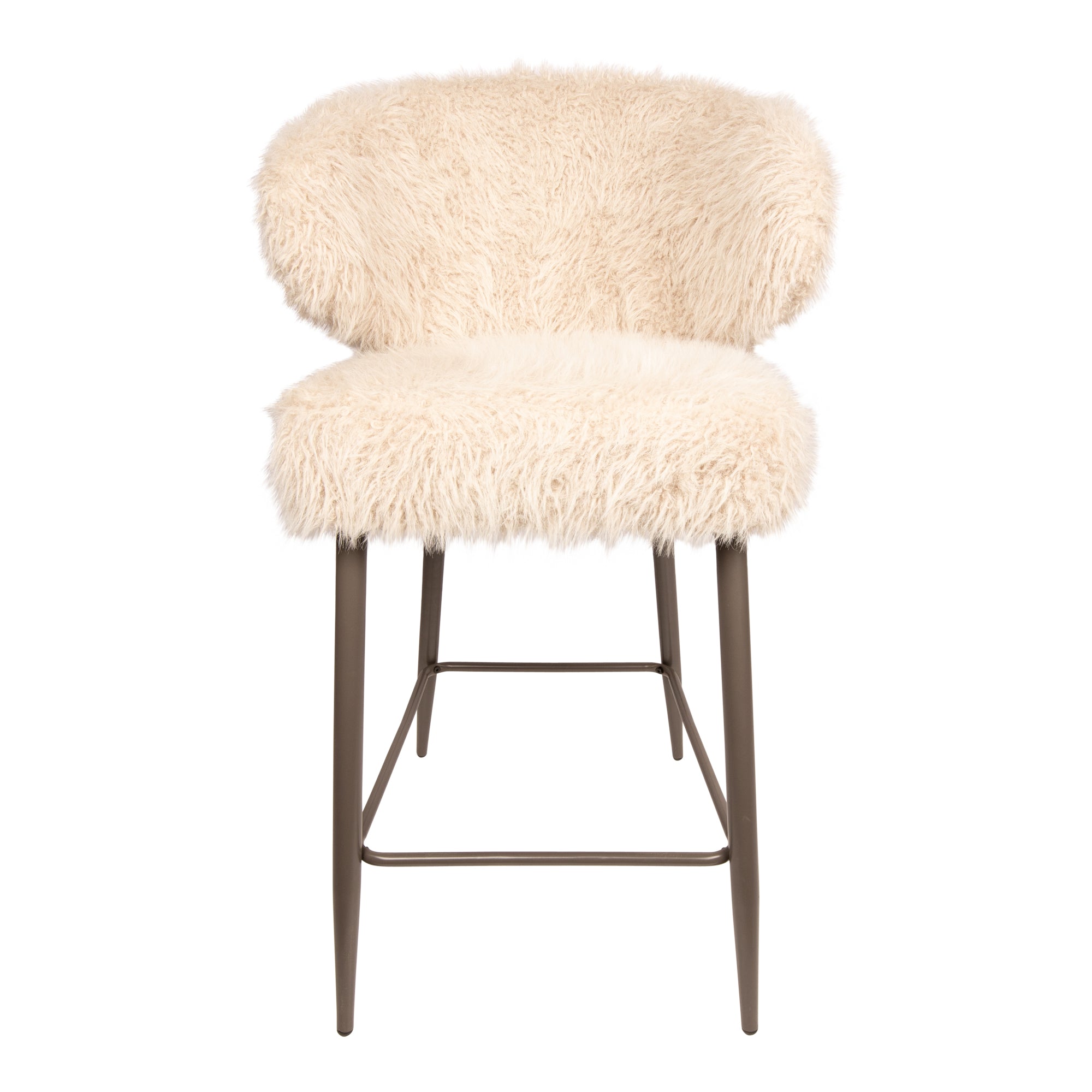 Barkruk Ares Hair - Beige (set van 2)