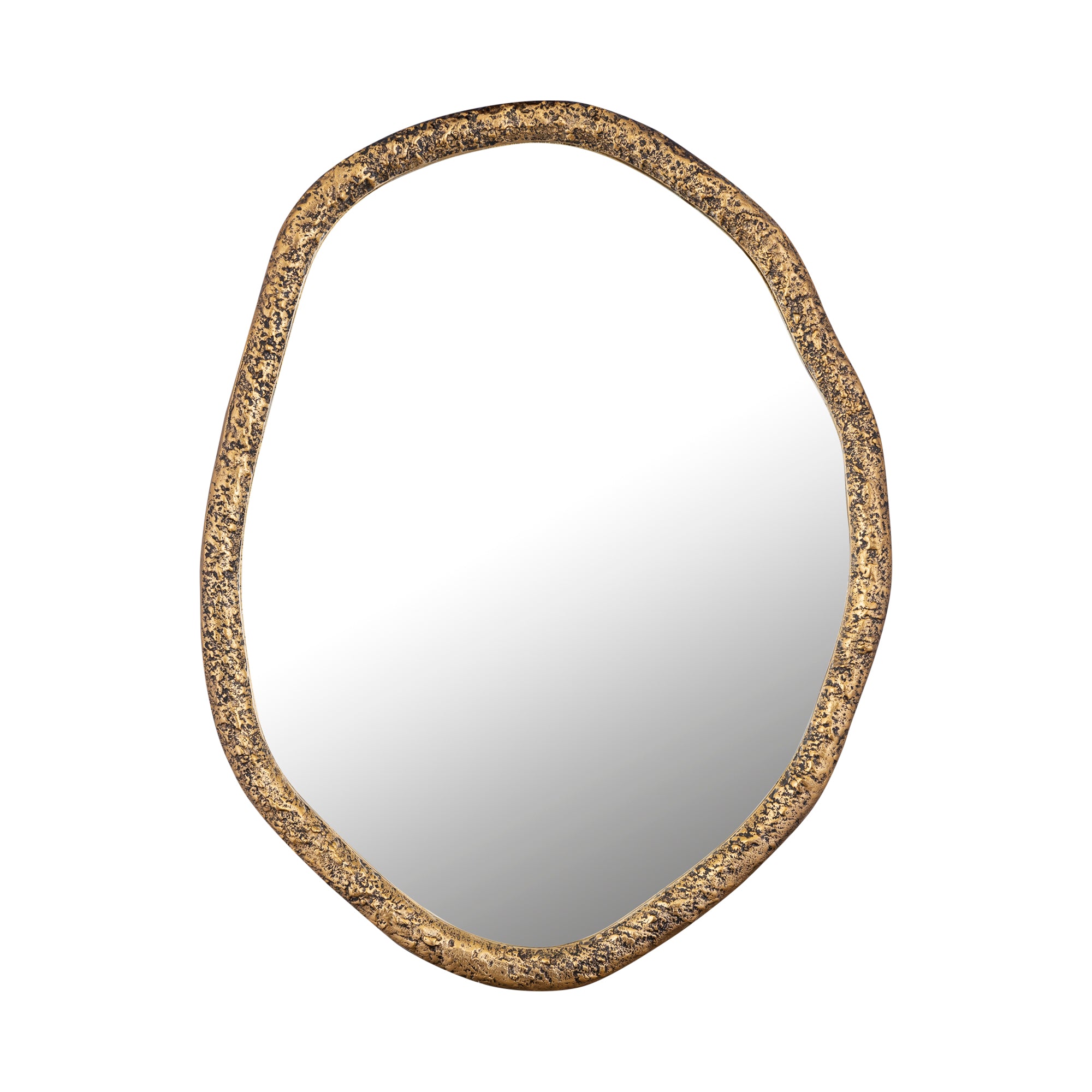 Spiegel Paislie - Messing - Rond