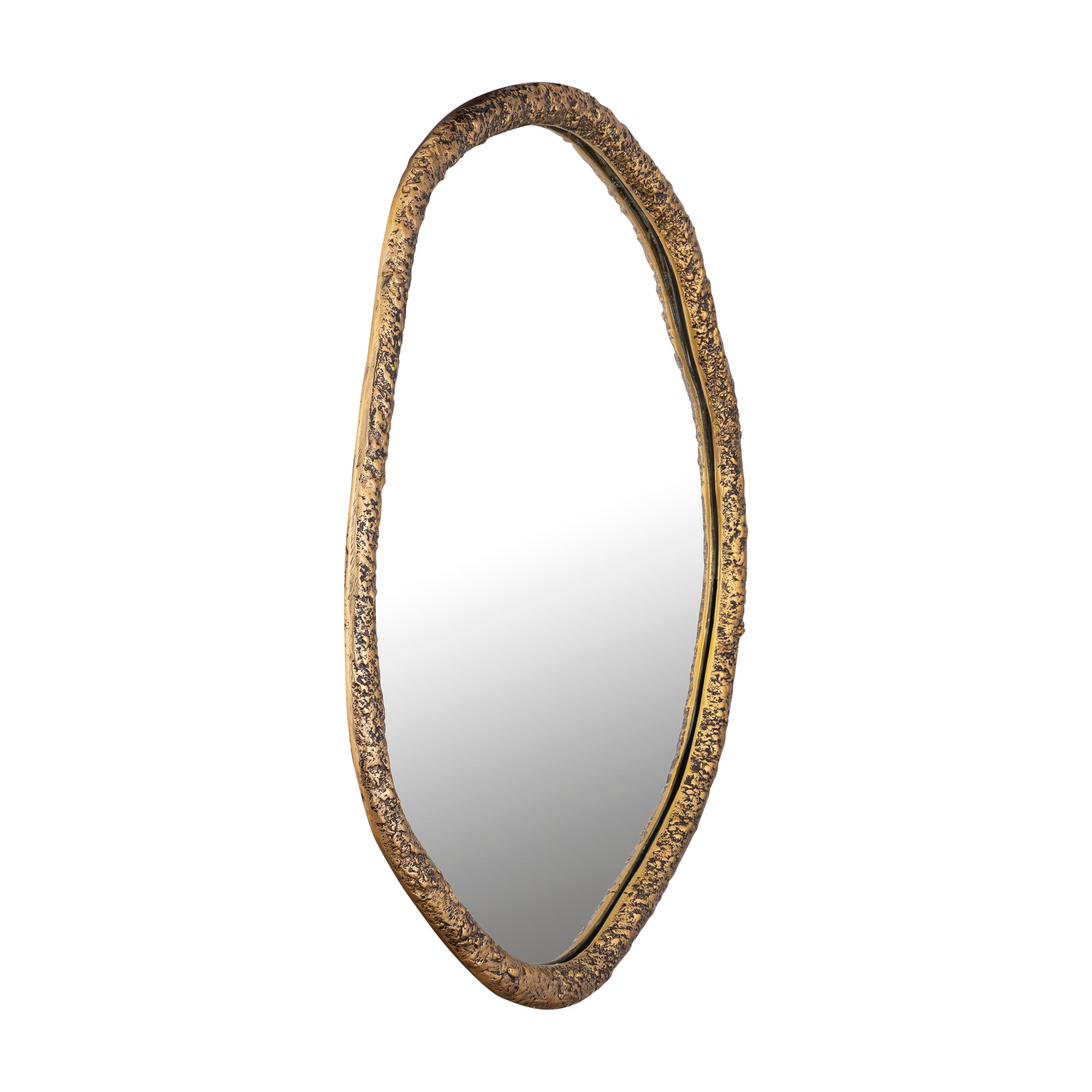Spiegel Paislie - Messing - Rond