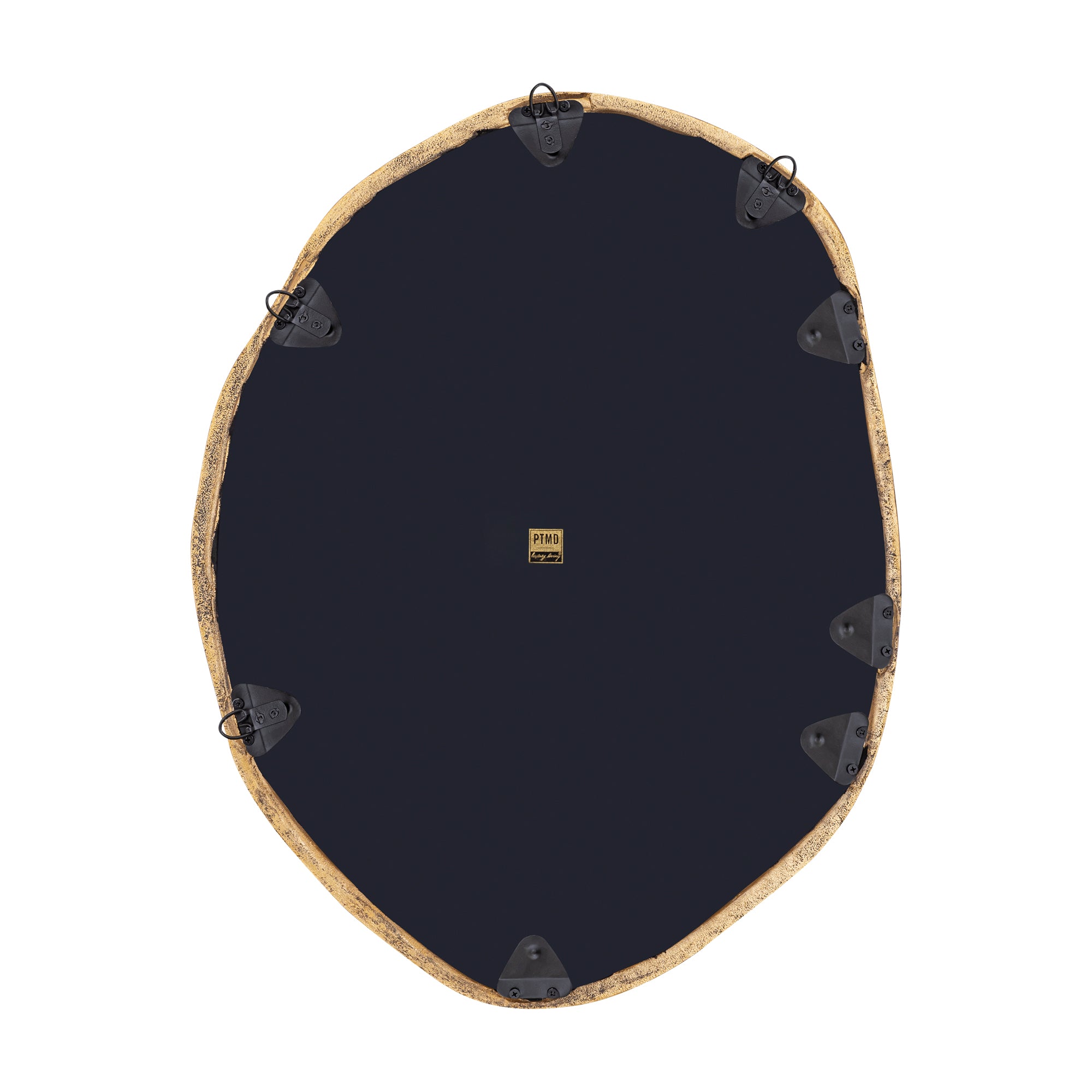 Spiegel Paislie - Messing - Rond