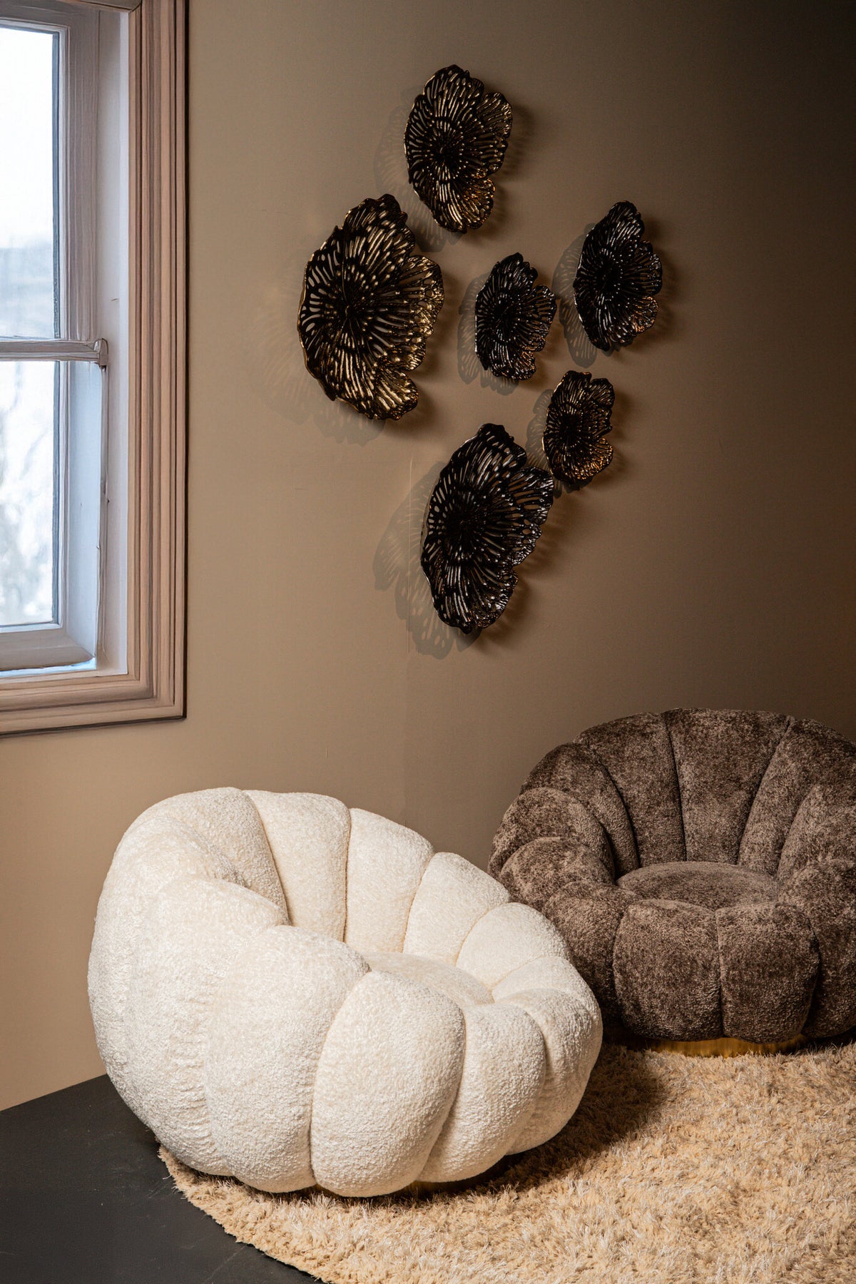 Fauteuil Daisy - Bruin
