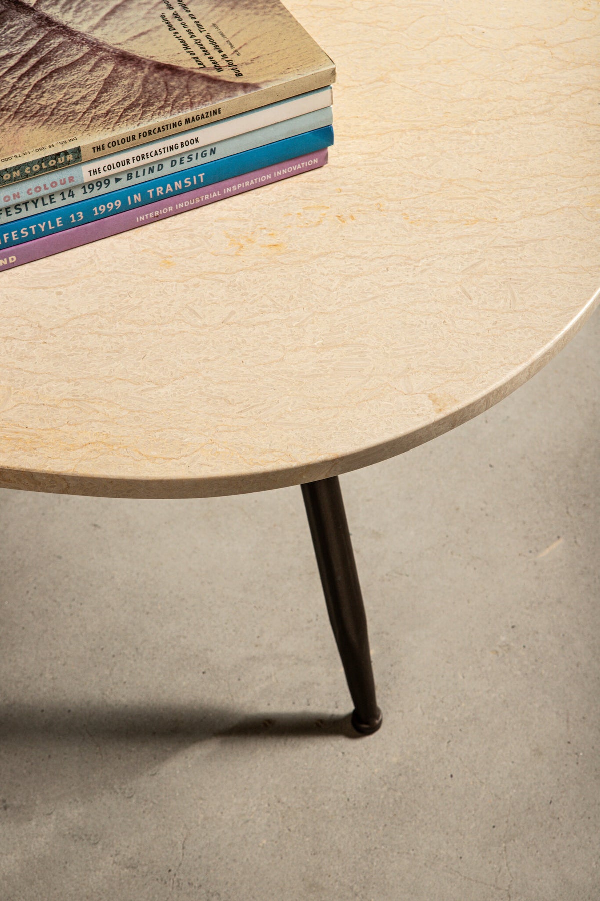 Salontafel Veria - Beige marmer (set van 2)