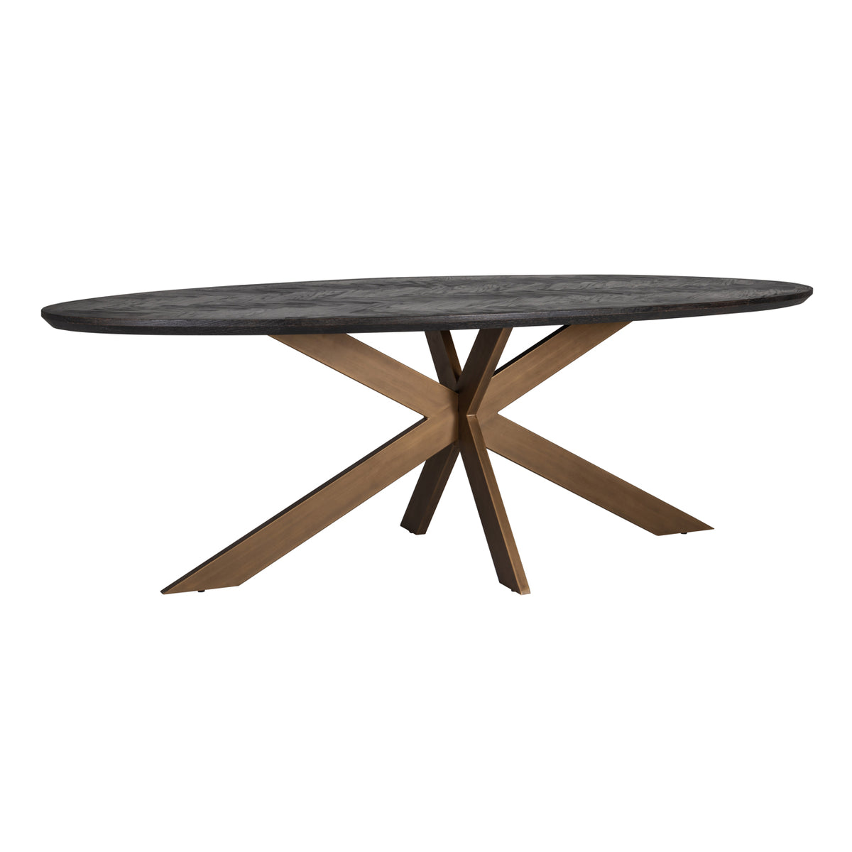 Eettafel Blackbone - Brass - Ovaal - 260 cm