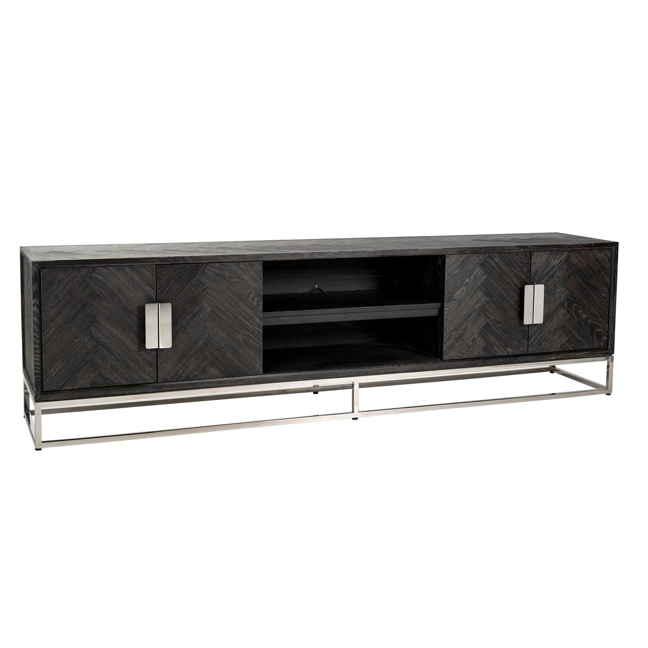 TV-meubel Blackbone - Silver black rustic 220