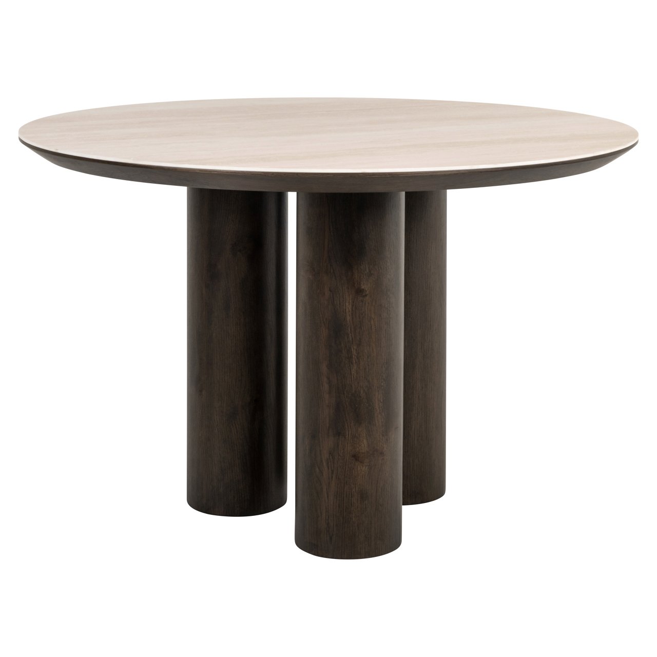 Eettafel Ritz - Ø120 cm - Bruin