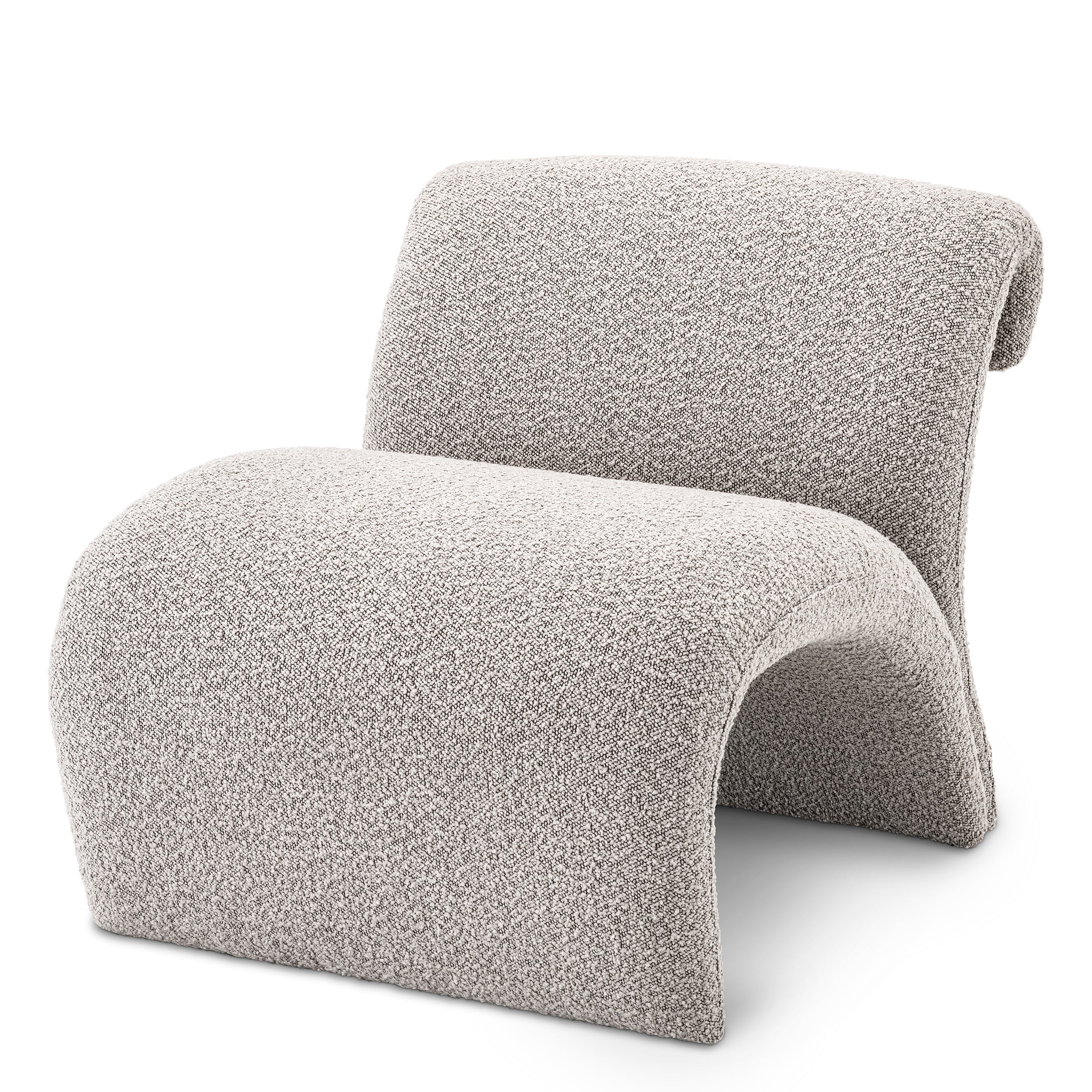 Fauteuil Vignola - Bouclé grey