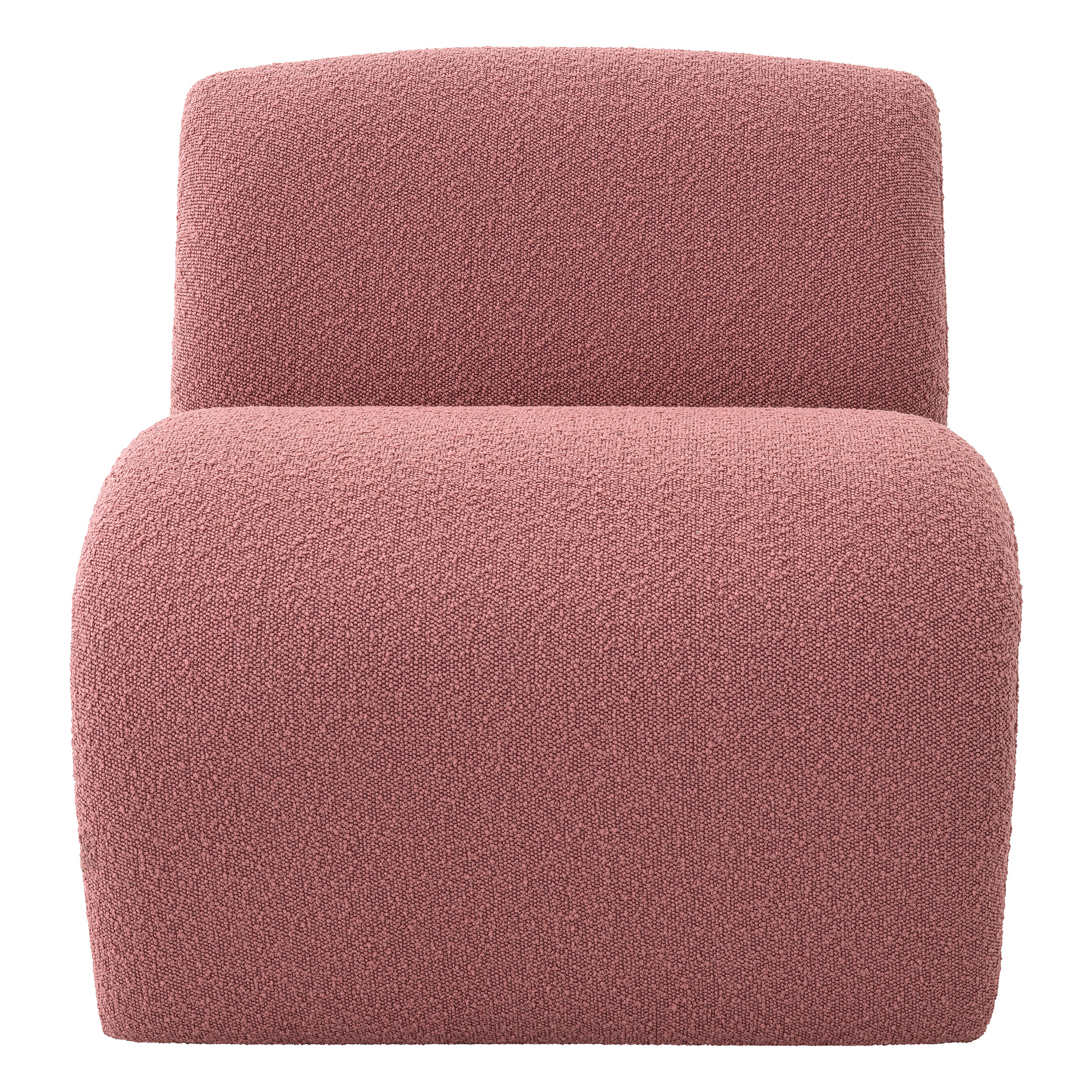 Fauteuil Vignola - Bouclé rose