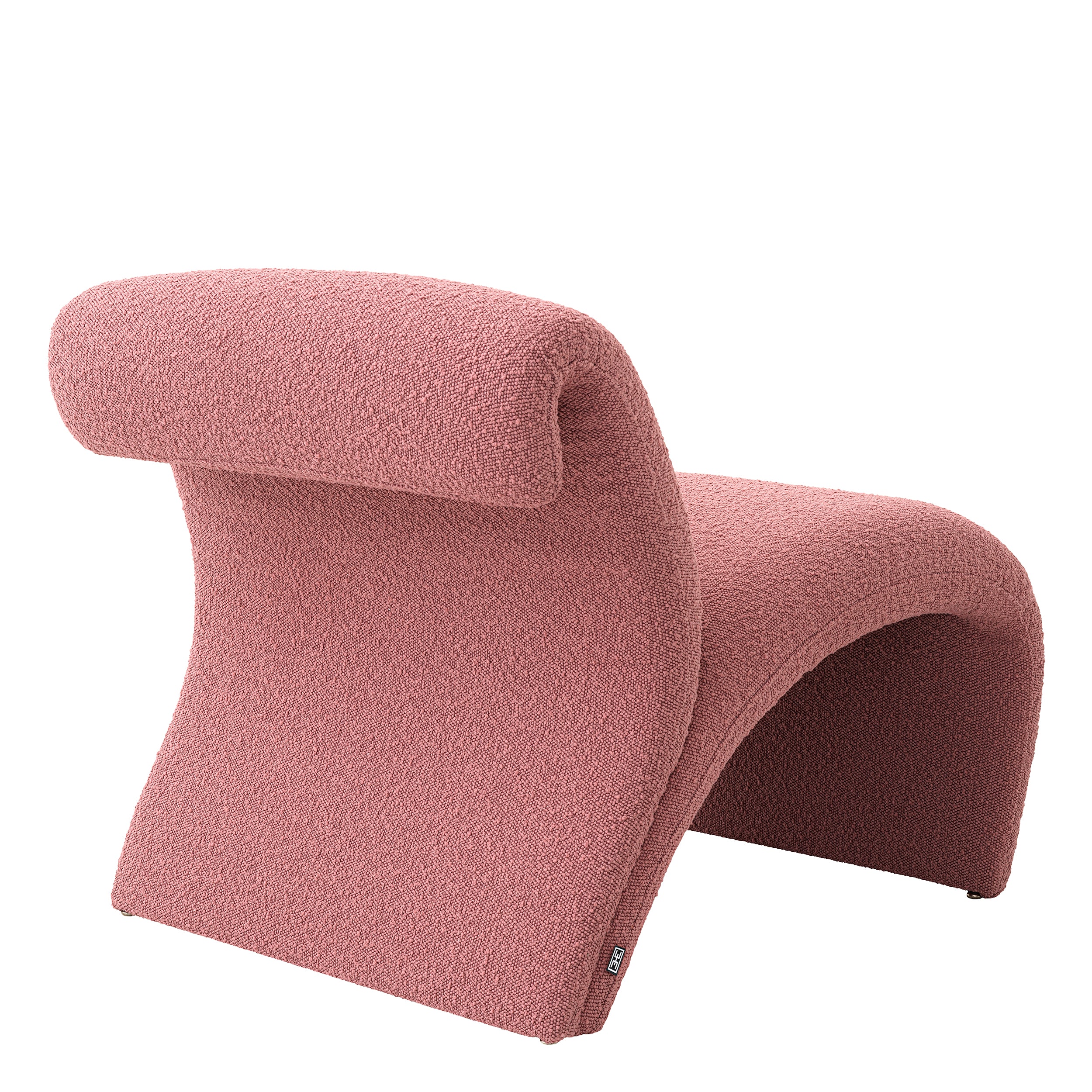 Fauteuil Vignola - Bouclé rose