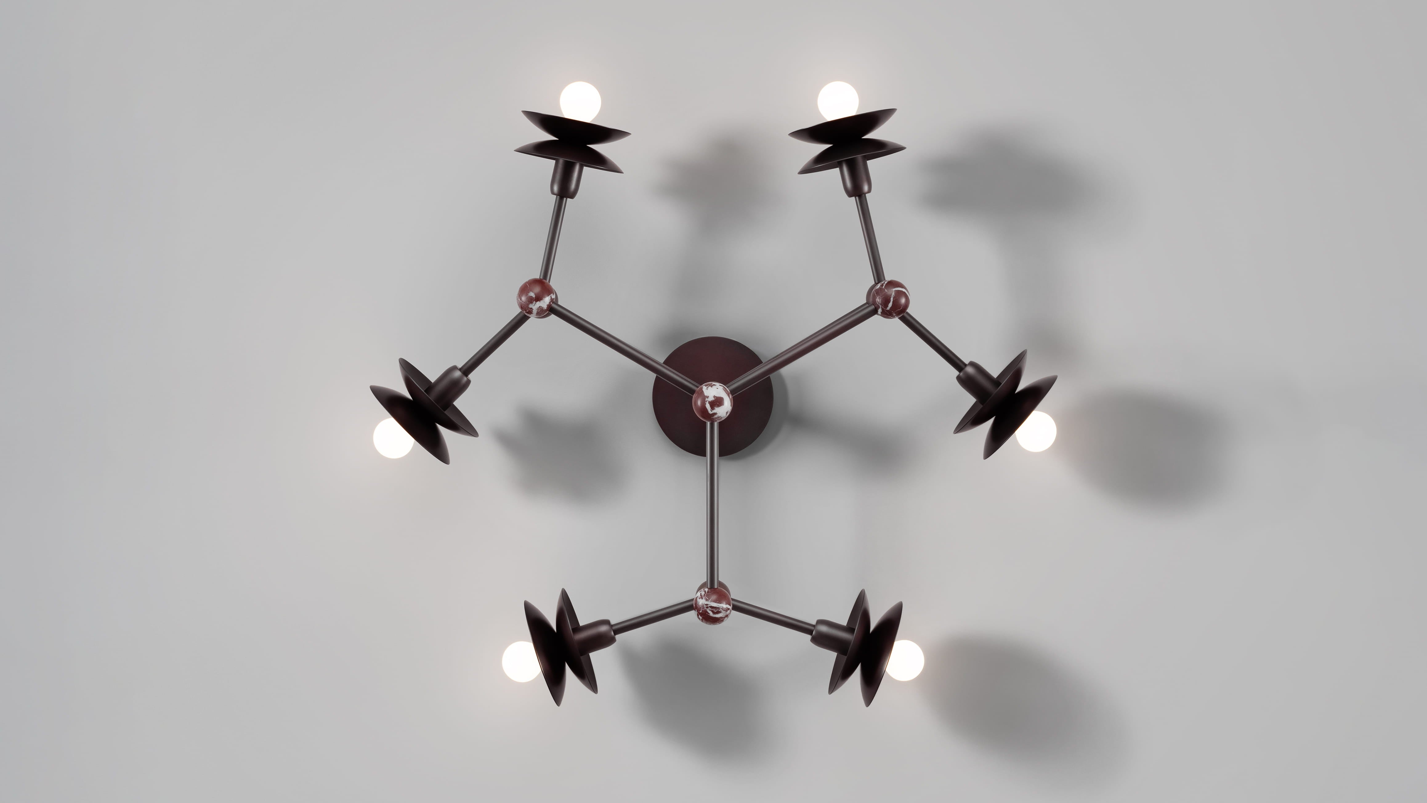 Wandlamp Babylon - 6 Bulbs