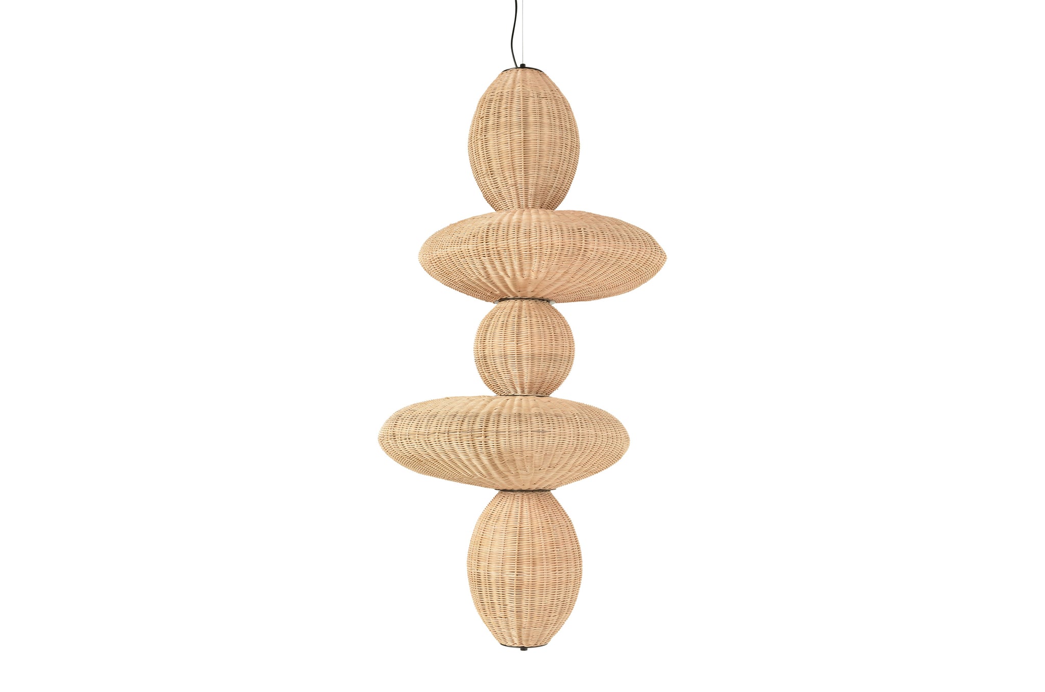 Hanglamp Bubbles Pendant - Rattan - XL