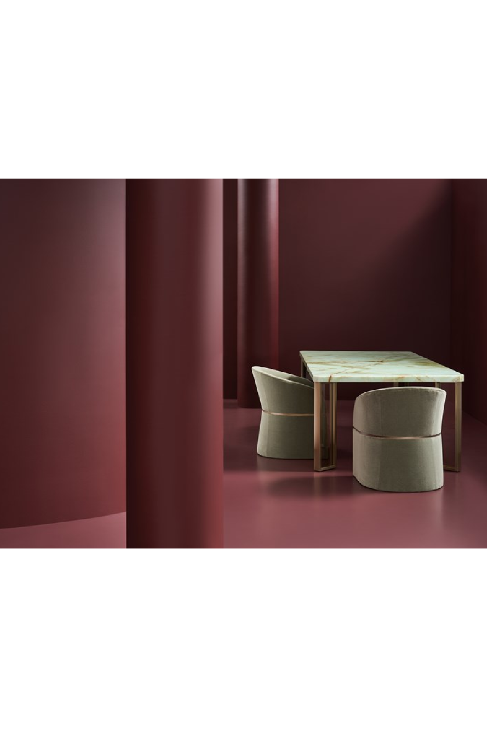 Eetkamerstoel Dune - Brushed Gold Paint