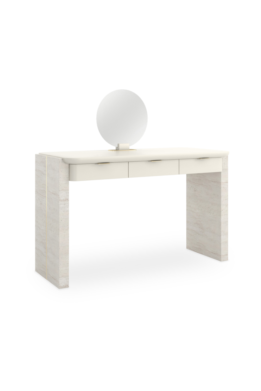 Make-up tafel Overlap - Travertine
