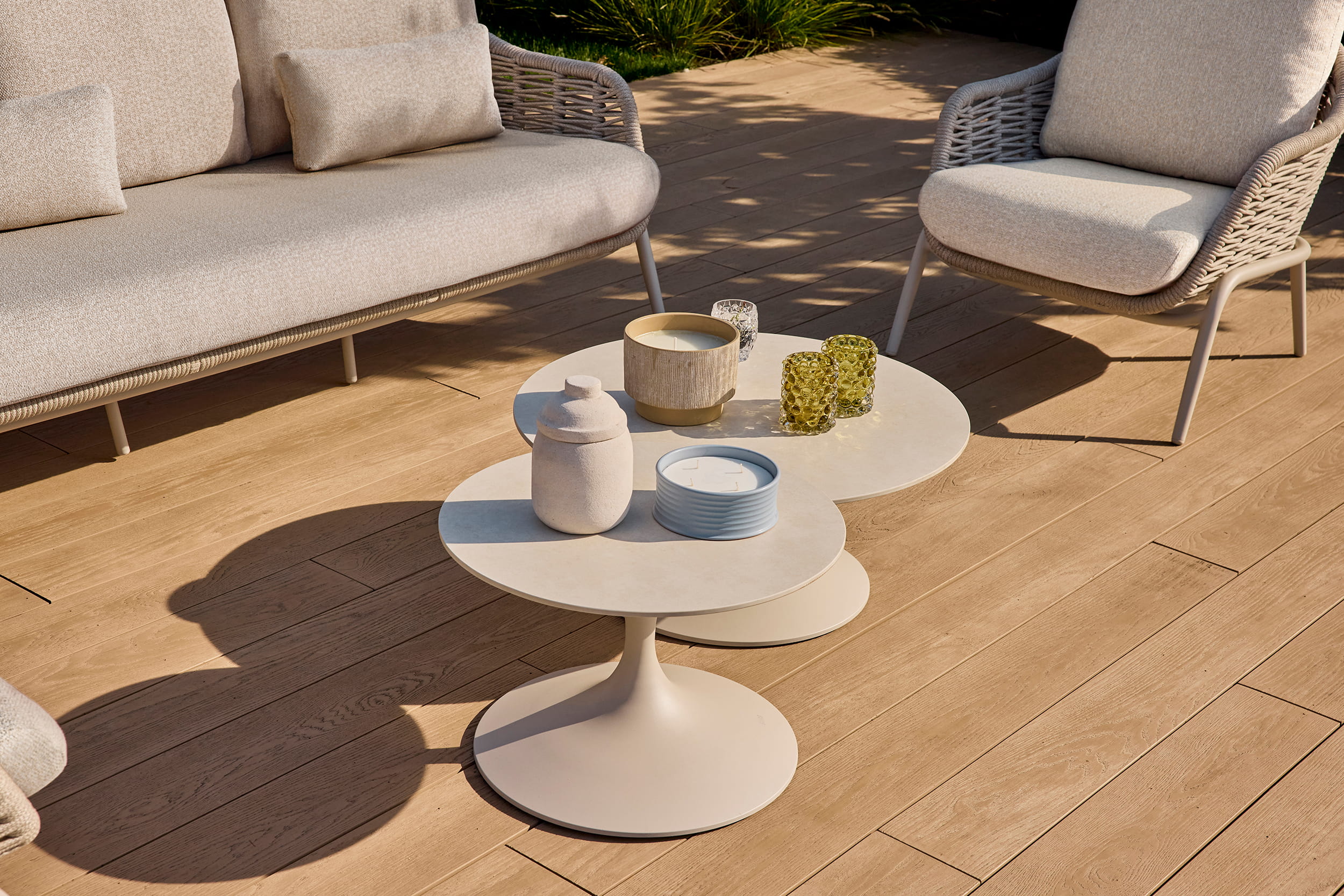 Sofaset Casto - Beachy bouclé