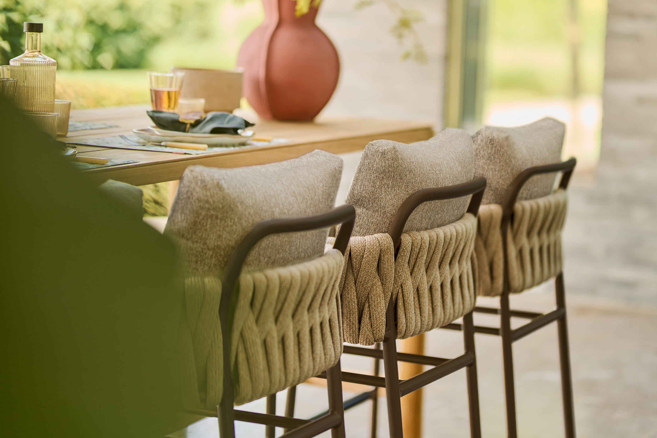 Tuintafel Pemba - High dining - 290x100 - Teak