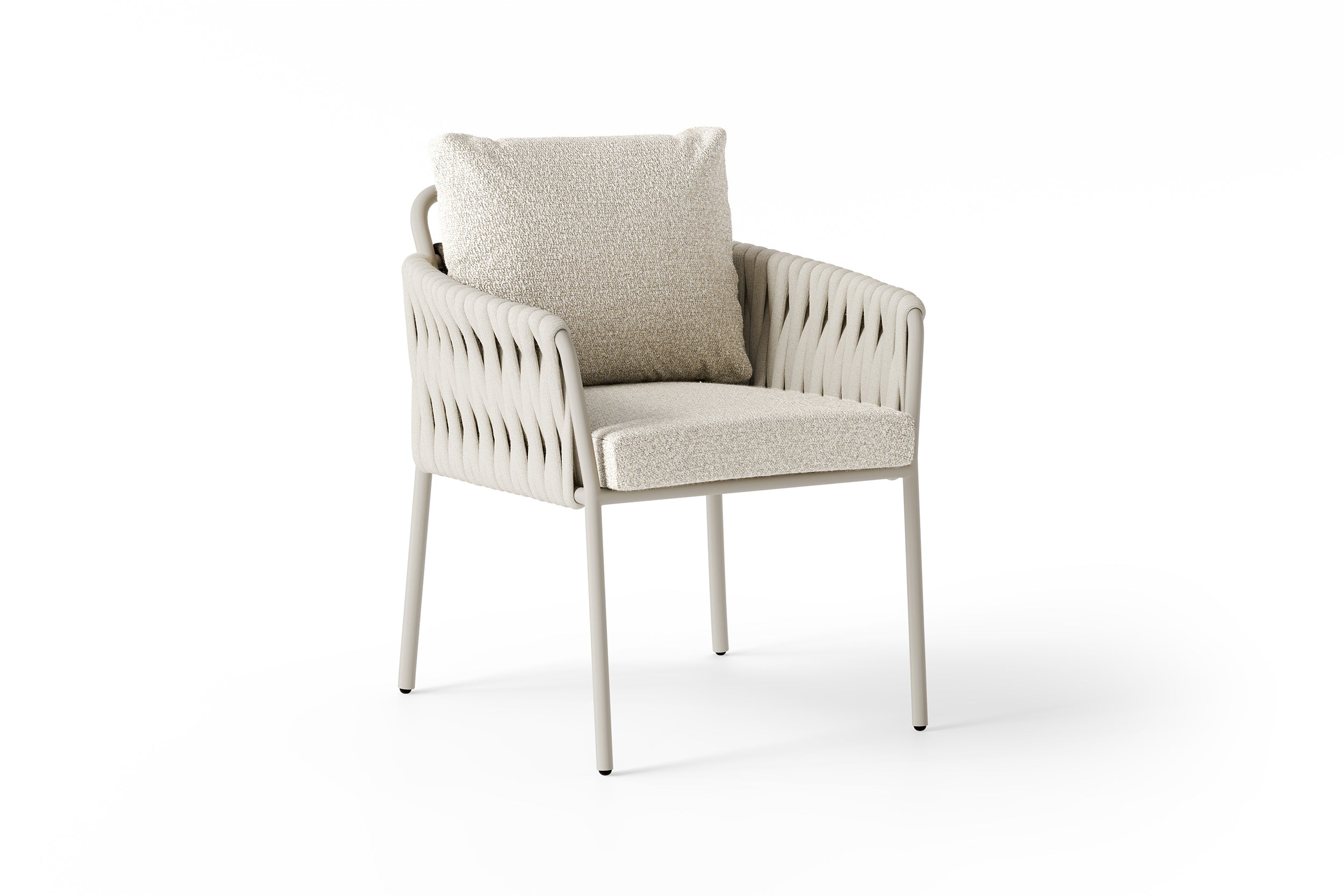 Tuinstoel Fiavè - Camel sand - Misty rope - Beachy bouclé