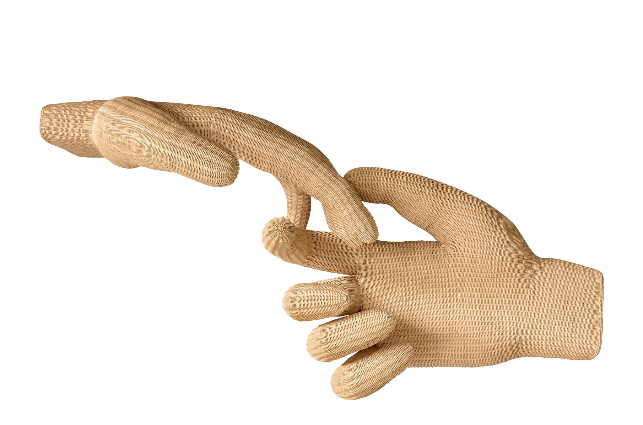 Wanddecoratie Hands - Rattan