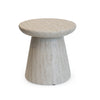 Bijzettafel Round - Travertine