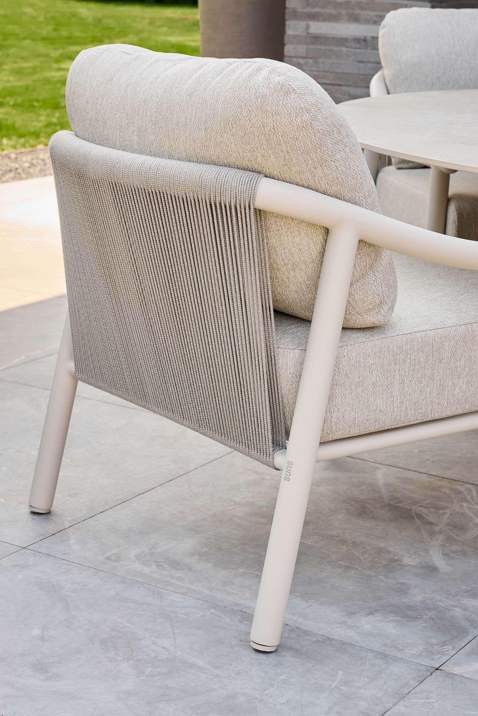 Tuinstoel Itza - Low dining - Natural gravel