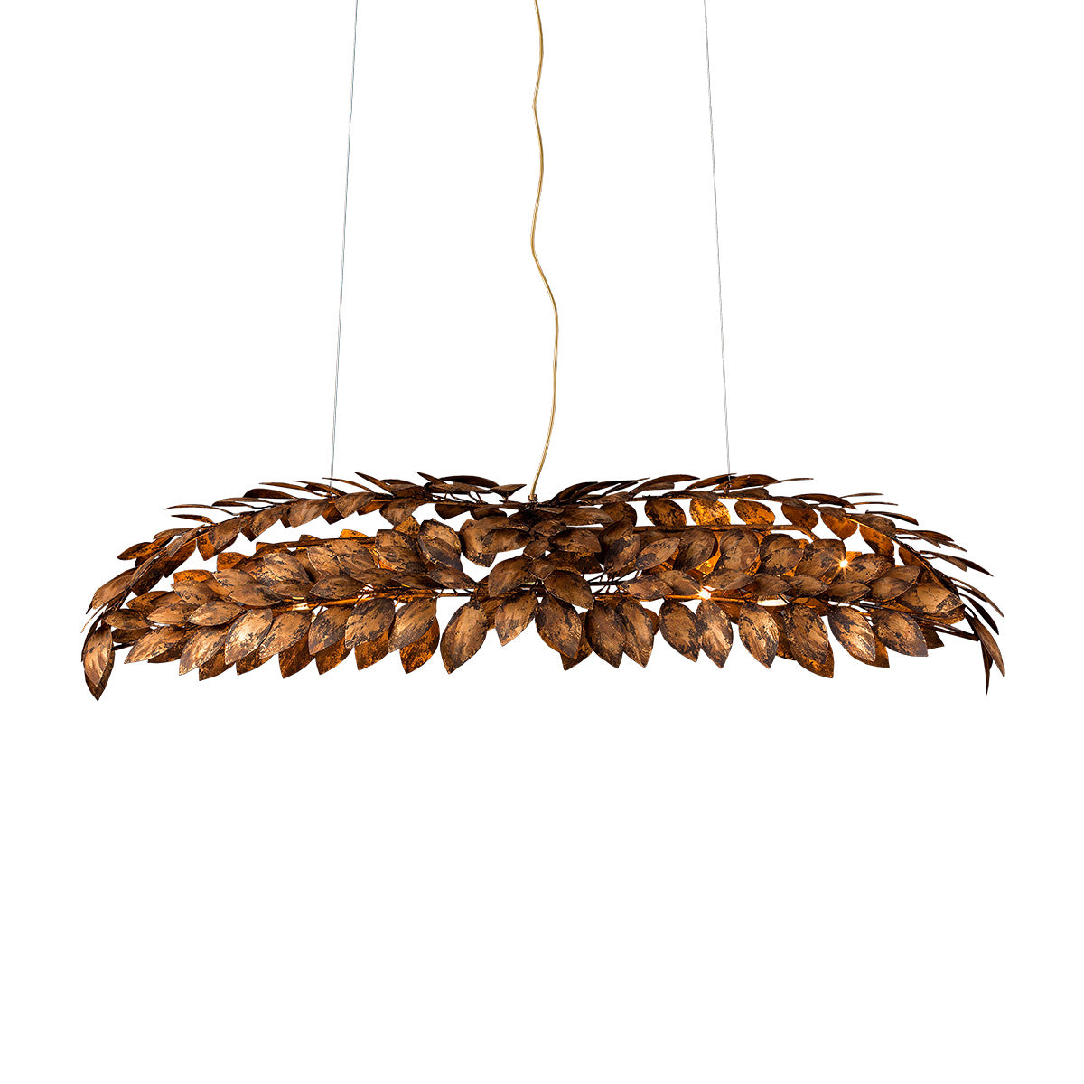 Hanglamp Leaves - halve ovaal - 140 cm