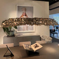 Hanglamp Leaves - halve ovaal - 200 cm