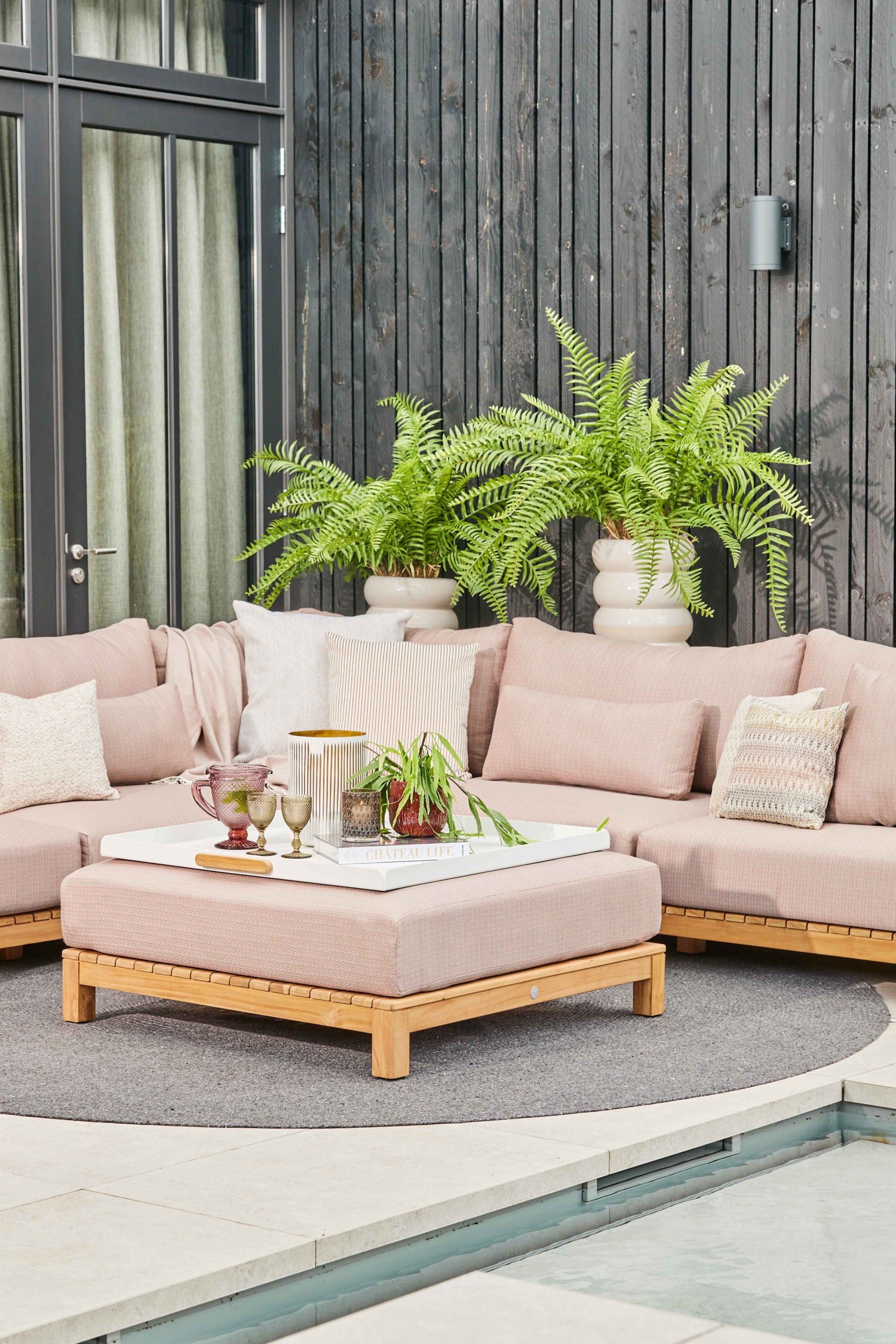 Salontafel Portofino - Teak - 107x107