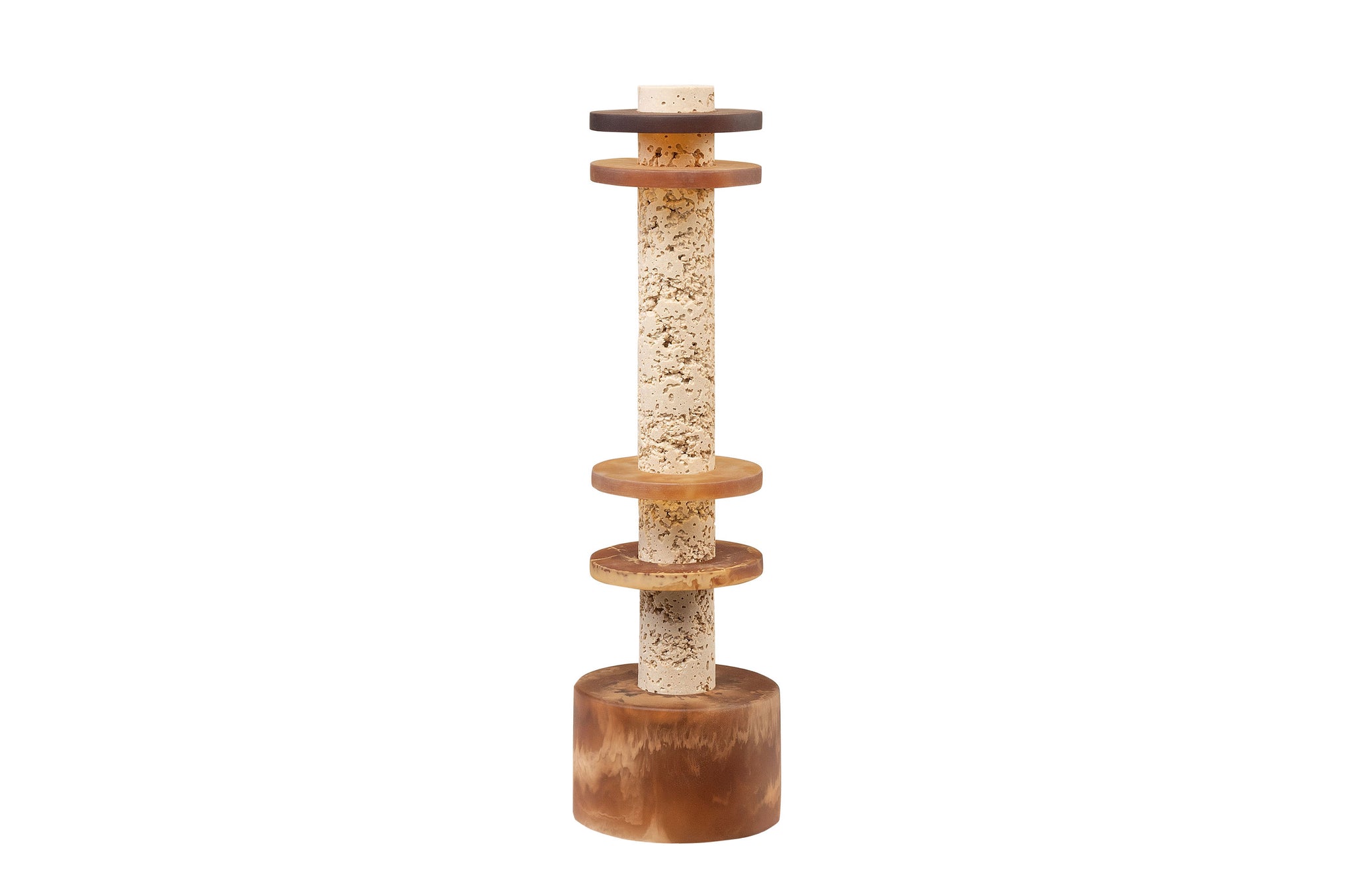 Deco object Strata - Cream