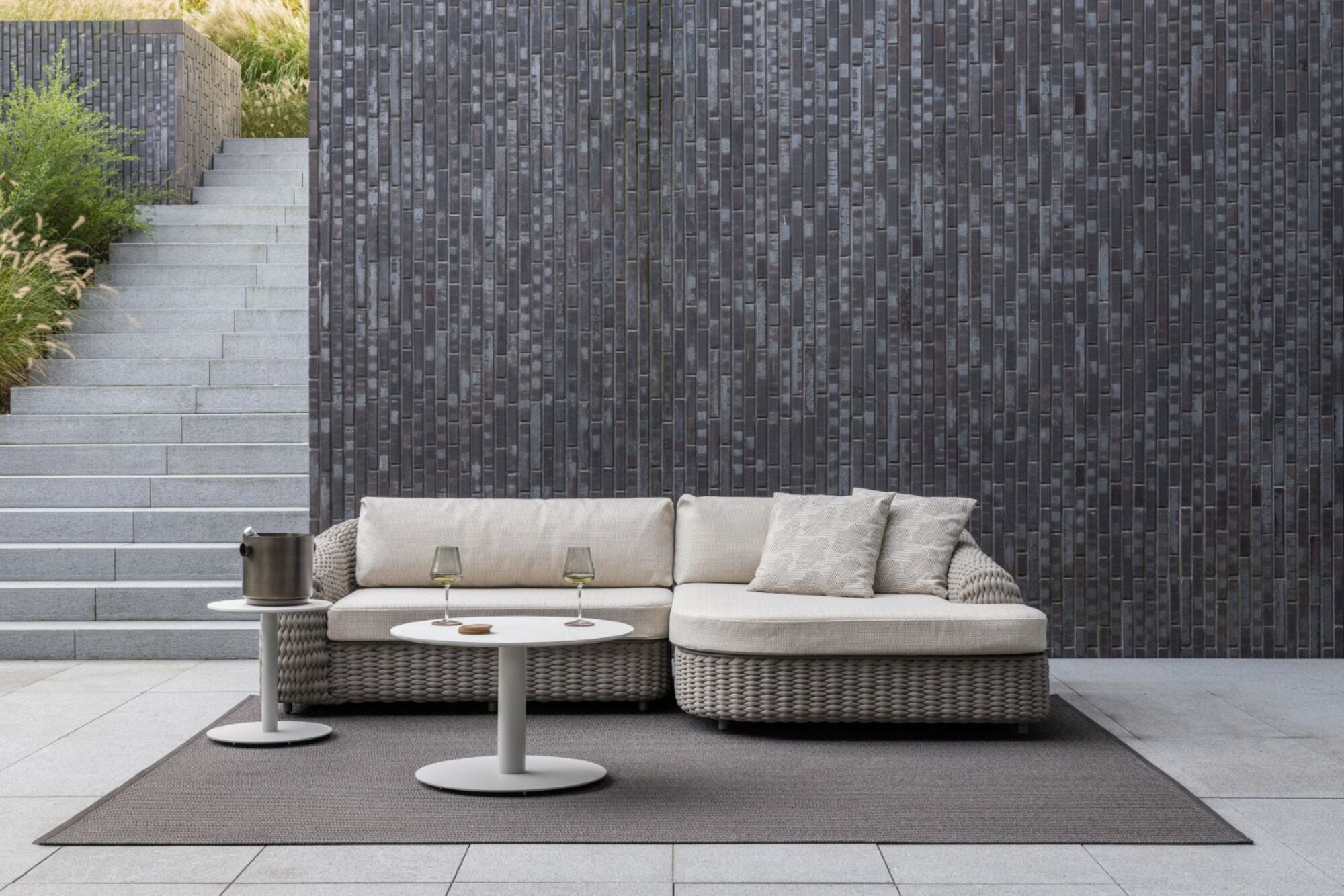 Modulaire bank Deauville - Chaise longue Links