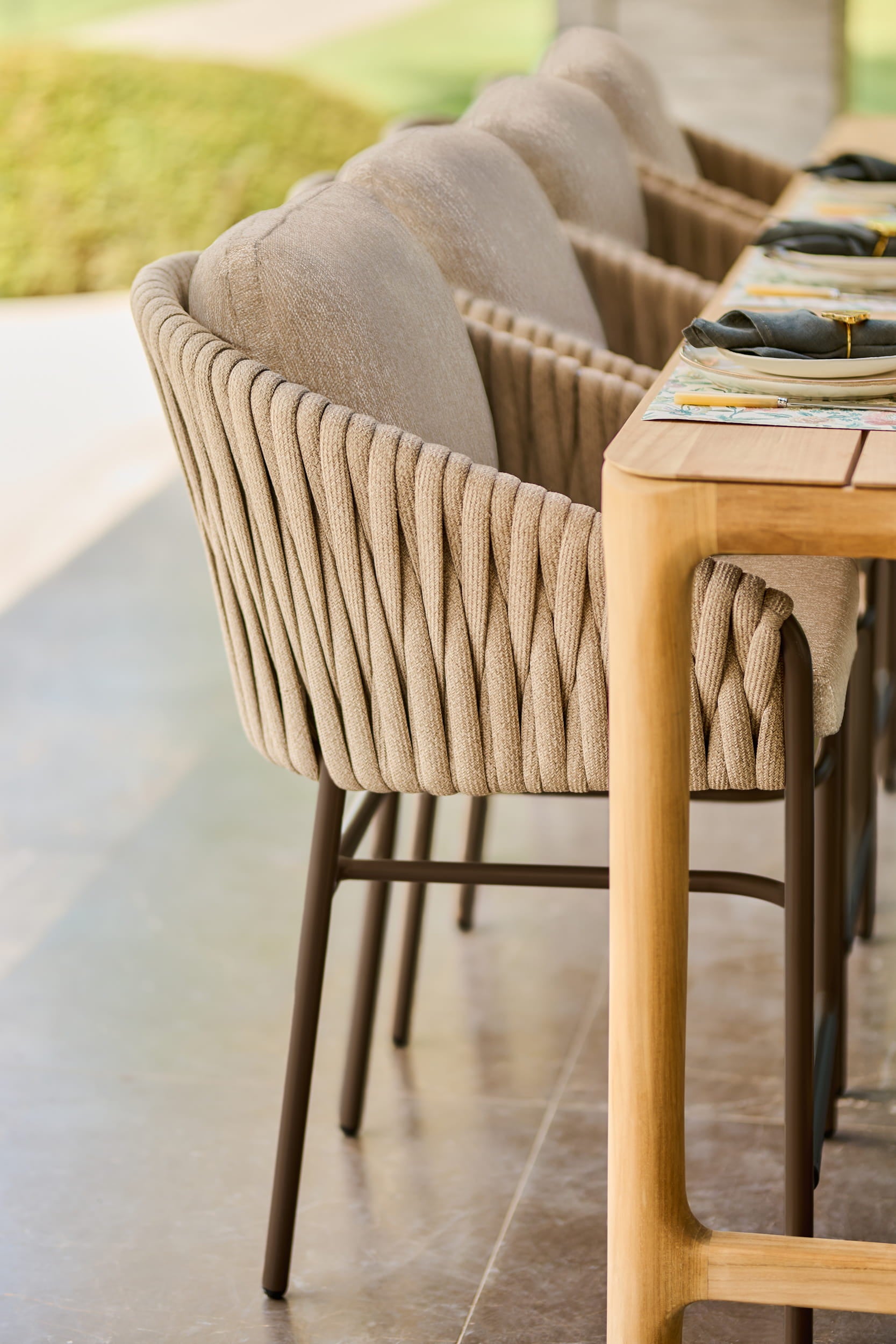 Tuintafel Pemba - High dining - 290x100 - Teak