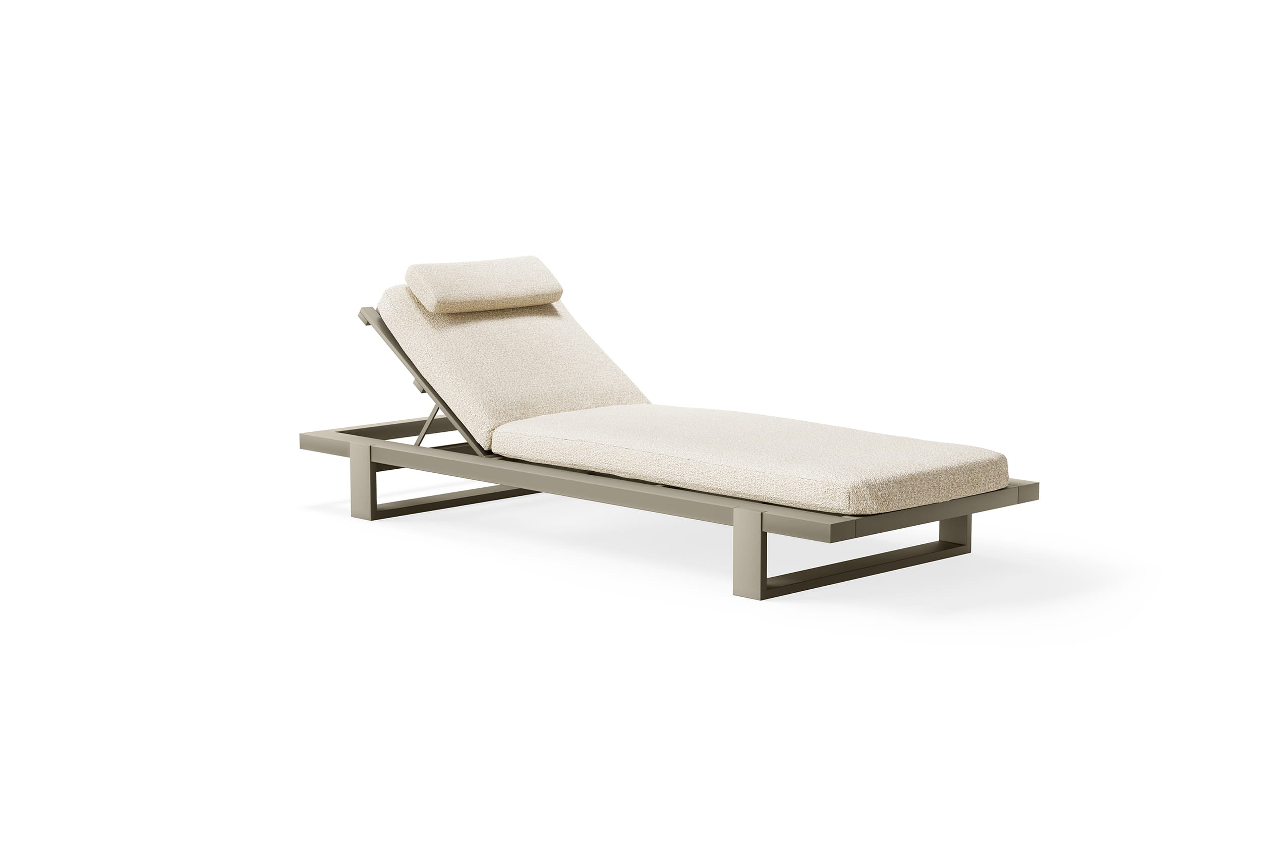 Ligbed Nardo - Champagne - Seashell bouclé